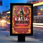 Halloween Superheroes Party - Flyer PSD Template