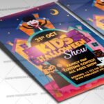 Kids Halloween Show Template - Flyer PSD
