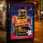 Kids Halloween Show Template - Flyer PSD