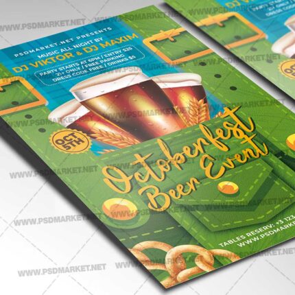 Octoberfest Beer Event Template - Flyer PSD