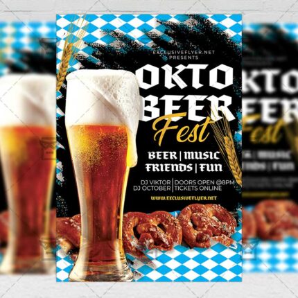 Octoberfest Event - Flyer PSD Template