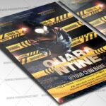Quarantine Night Party Template - Flyer PSD