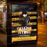 Quarantine Night Party Template - Flyer PSD