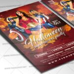 Superheroes Halloween Party Template - Flyer PSD