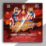 Superheroes Halloween Party - Instagram Post and Stories Template