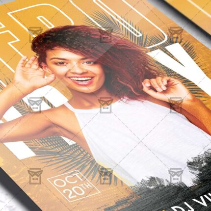 Afro Party - Flyer PSD Template