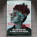 Afro Party Night Template - Flyer PSD