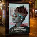 Afro Party Night Template - Flyer PSD