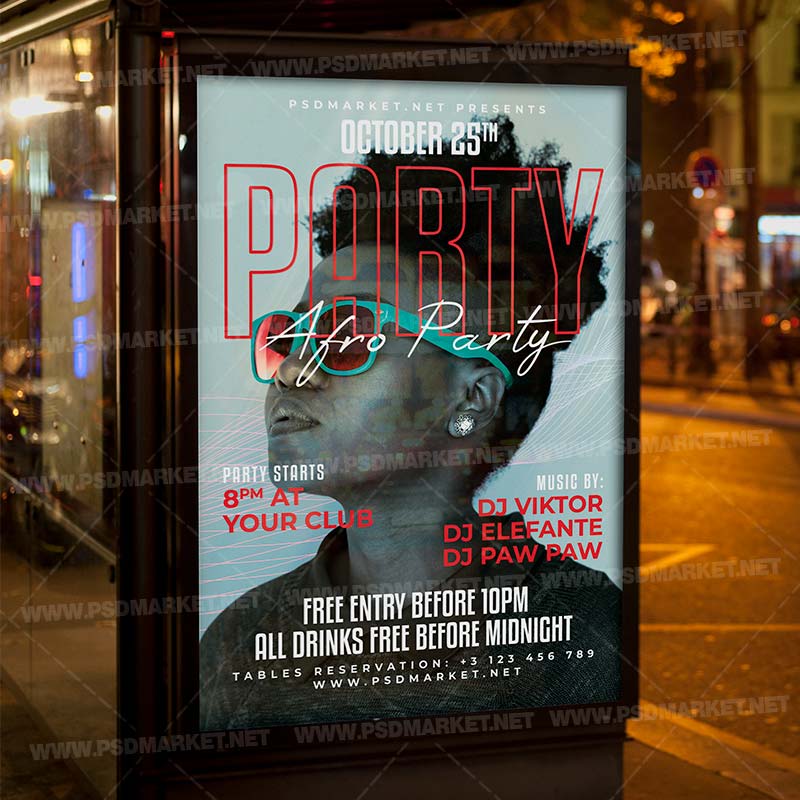 afro_party_night_flyer_psd_psdmarket-3.jpg Afro Party Night Template - Flyer PSD