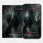 Halloween Affair - Instagram Post and Stories PSD Template