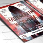 Halloween Insomnia Template - Flyer PSD