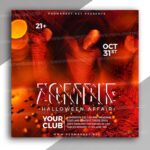 Halloween Zombie - Instagram Post and Stories Template