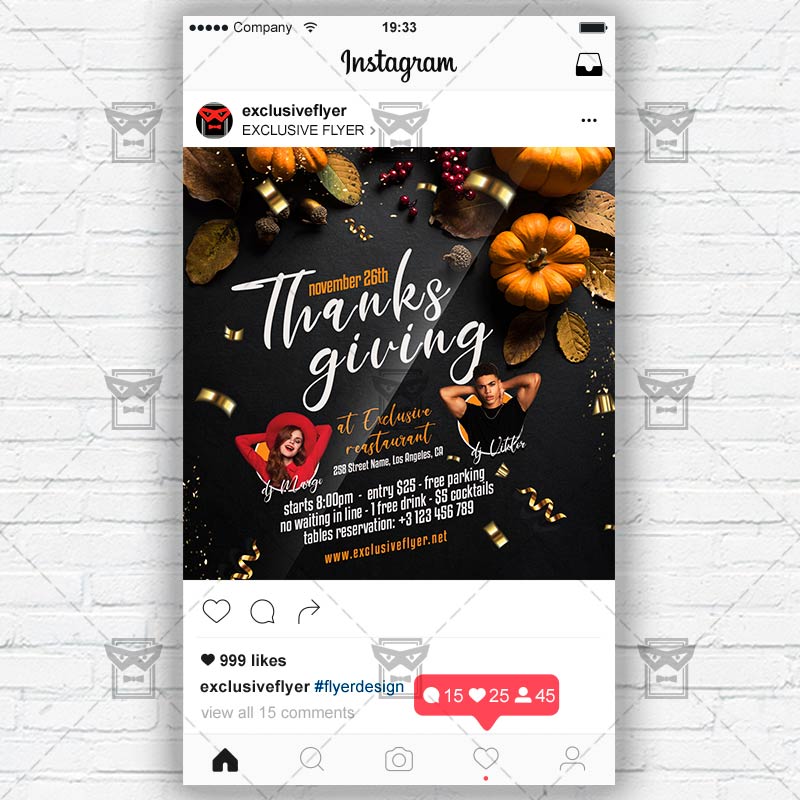 happy_thanksgiving-premium-instagramflyer-template-1.jpg Happy Thanksgiving - Instagram Post and Stories PSD Template