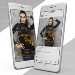 Single Lady - Instagram Post and Stories Template
