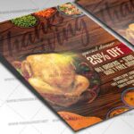 Thanksgiving 2020 Template - Flyer PSD