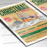 Christmas Vacation Template - Flyer PSD