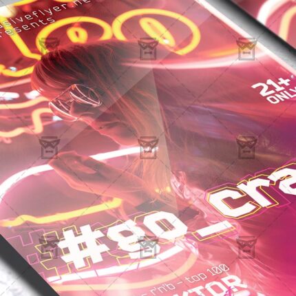 Go Crazy Night - Flyer PSD Template