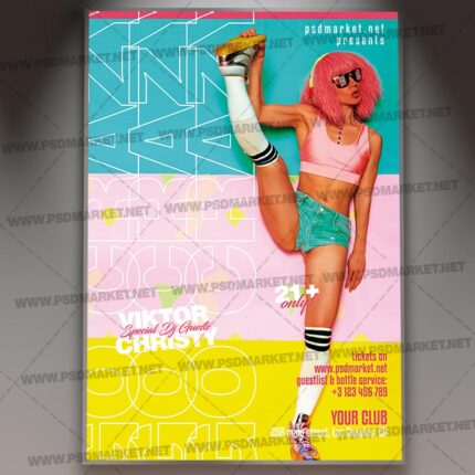 Go Crazy Party Template - Flyer PSD