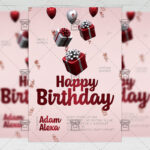 Happy Birthday - Flyer PSD Template