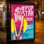 Pop Star Template - Flyer PSD