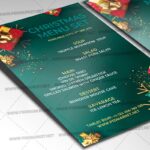Christmas Menu Template - Flyer PSD