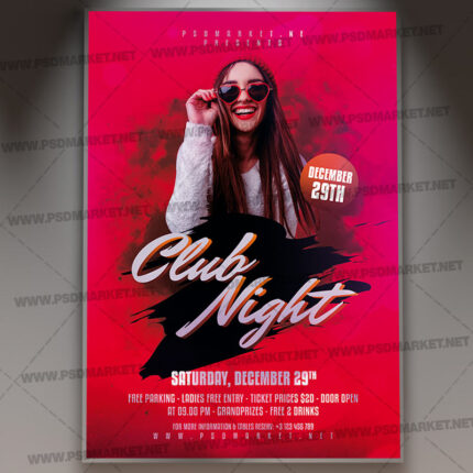 Club Night Template - Flyer PSD