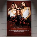 Dj Rave Template - Flyer PSD