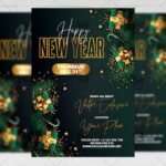 Happy New Year - Flyer PSD Template