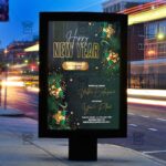 Happy New Year - Flyer PSD Template