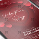 Happy Valentines Day - Flyer PSD Template