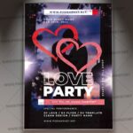 Love Party Template - Flyer PSD