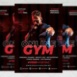 Online GYM - Flyer PSD Template