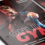 Online GYM - Flyer PSD Template
