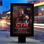 Online GYM - Flyer PSD Template