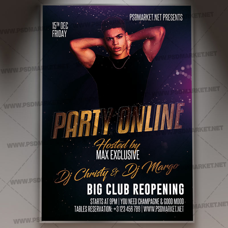 party_online_flyer_psd_psdmarket-1.jpg Party Online Template - Flyer PSD