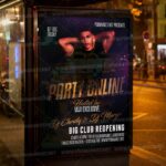 Party Online Template - Flyer PSD