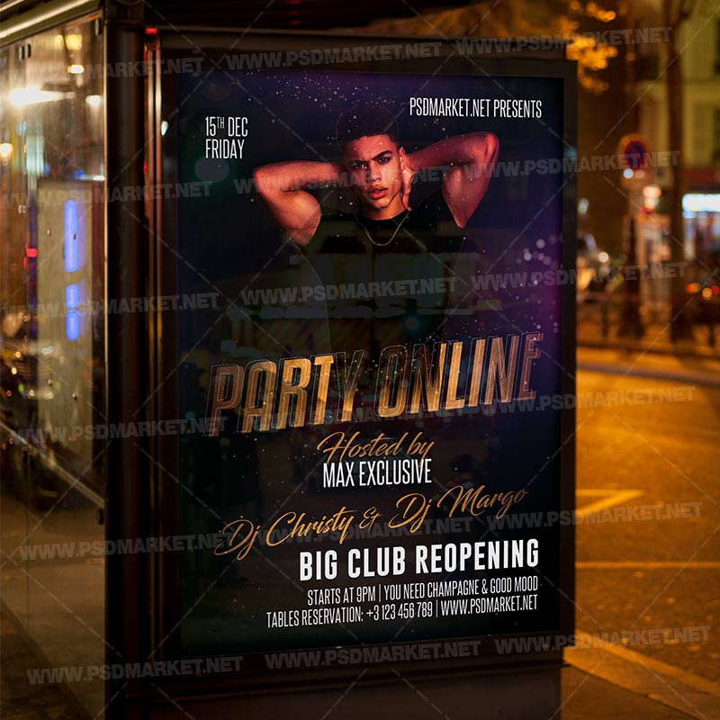 party_online_flyer_psd_psdmarket-3.jpg Party Online Template - Flyer PSD