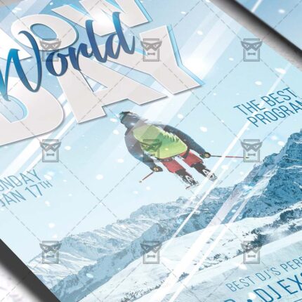 Snow Day - Flyer PSD Template