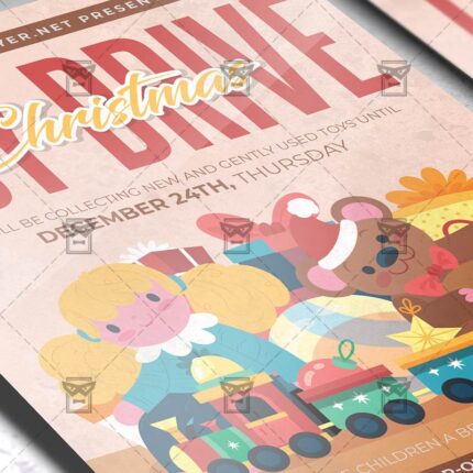 Toys Drive - Flyer PSD Template