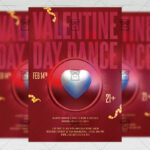 Valentine Day Dance - Flyer PSD Template