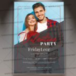 Valentine Party Template - Flyer PSD