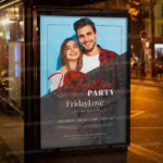 Valentine Party Template - Flyer PSD-3