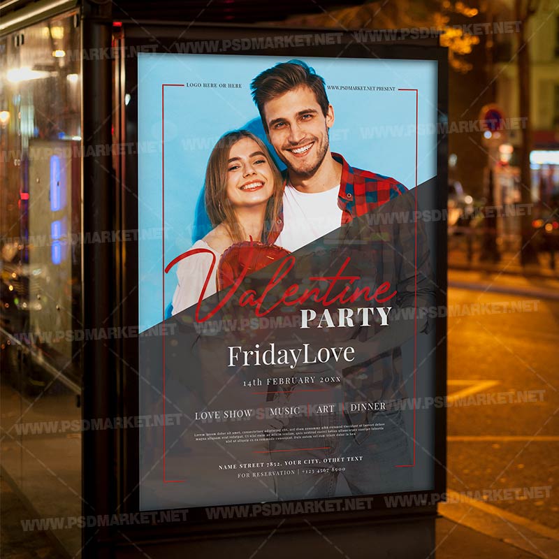 valentine_party_flyer_template_psd_psdmarket_3.jpg Valentine Party Template - Flyer PSD-3