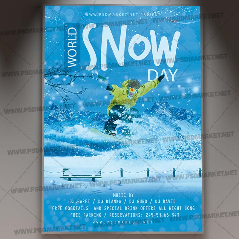 world_snow_day_template_psdmarket_1.jpg Download World Snow Day Template 1