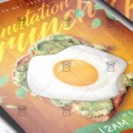 Brunch Invitation - Flyer PSD Template