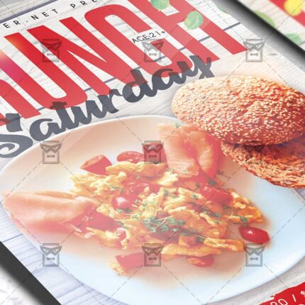 Brunch Saturday - Flyer PSD Template