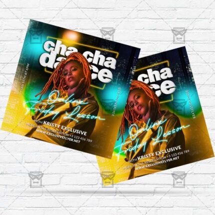 Cha Cha Dance - Flyer PSD Template