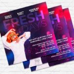 Fresh Fridays- Flyer PSD Template