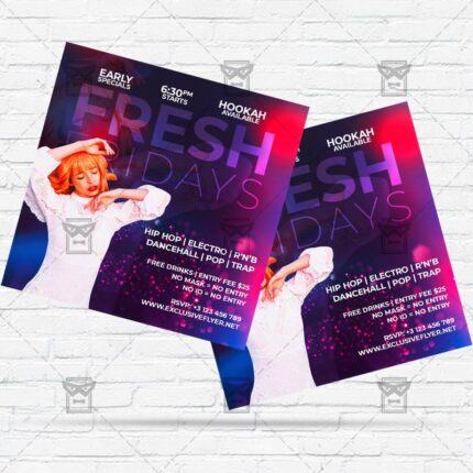 Fresh Fridays- Flyer PSD Template