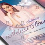 Funeral Obituary - Flyer PSD Template